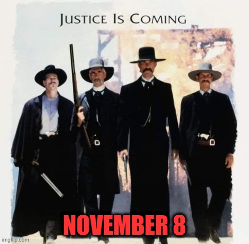 It's a Reckoning | NOVEMBER 8 | image tagged in tombstone,nov 8 | made w/ Imgflip meme maker