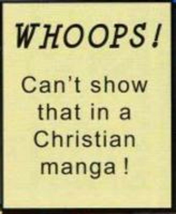 Can't Show that in a Christian Manga Blank Meme Template