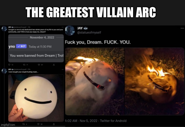 THE GREATEST VILLAIN ARC | made w/ Imgflip meme maker