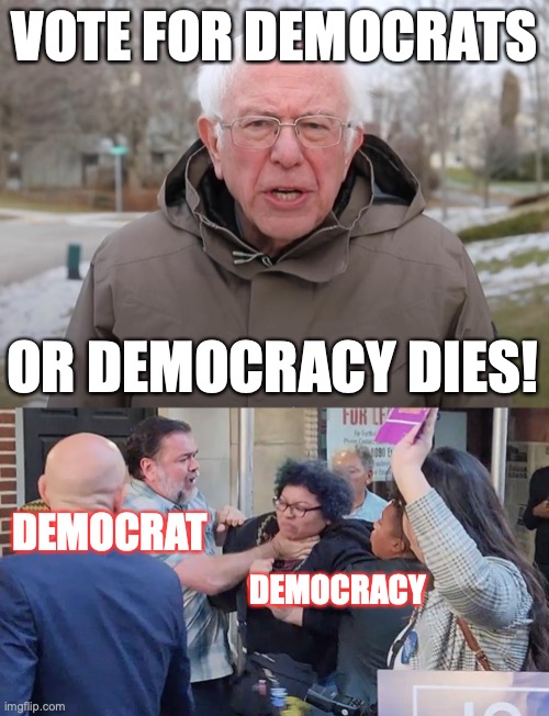 Democrats think they have their fingers on the pulse of America... and they are right! |  VOTE FOR DEMOCRATS; OR DEMOCRACY DIES! DEMOCRAT; DEMOCRACY | image tagged in democrats,choke,2022,election,democracy,republicans | made w/ Imgflip meme maker