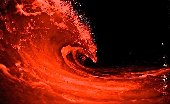 red wave Blank Meme Template