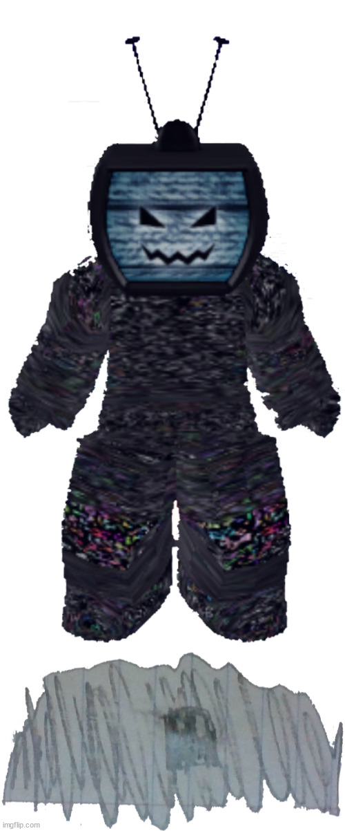 image tagged in static tvhead,the glitch | made w/ Imgflip meme maker