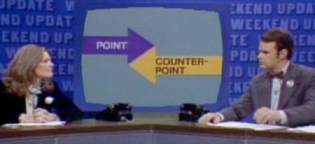 Point counterpoint Blank Meme Template