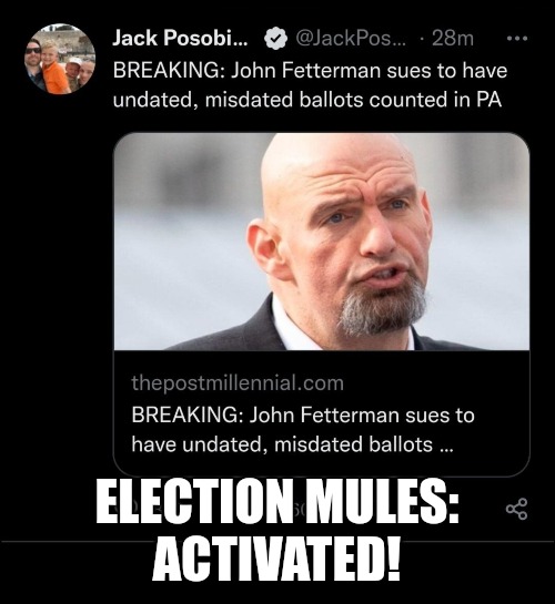 GOT FEAR? | ELECTION MULES:   ACTIVATED! | image tagged in memes,politics,pennsylvania,elections,democrat,republican | made w/ Imgflip meme maker
