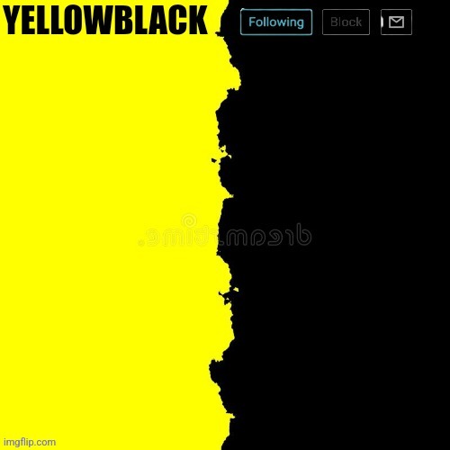 Don't change the last letter of the link | image tagged in yellowblack announcement template | made w/ Imgflip meme maker