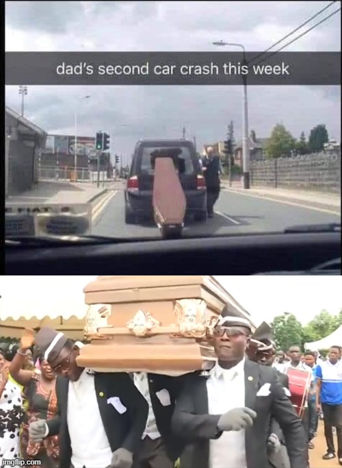 looks like these guys will have to escort to the cemetery | image tagged in coffin dance | made w/ Imgflip meme maker