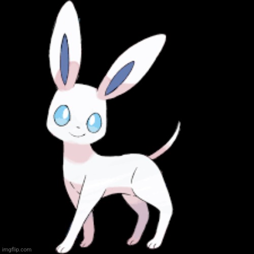 @Sylveon | image tagged in sylveon without ribbons | made w/ Imgflip meme maker