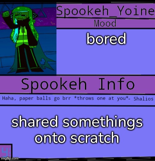 spookeh_Yoine’s Announcement Template V2 | bored; shared somethings onto scratch | made w/ Imgflip meme maker