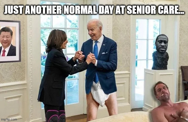 JUST ANOTHER NORMAL DAY AT SENIOR CARE... | made w/ Imgflip meme maker