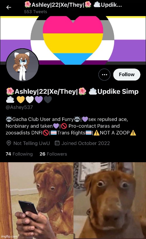 I wanna hack this user. | image tagged in scooby doo shocked | made w/ Imgflip meme maker