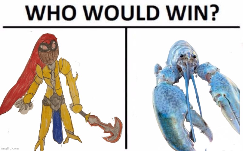 Blue lobster yes | image tagged in lobster | made w/ Imgflip meme maker