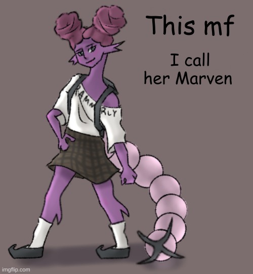 I Honestly don't know | This mf; I call her Marven | made w/ Imgflip meme maker