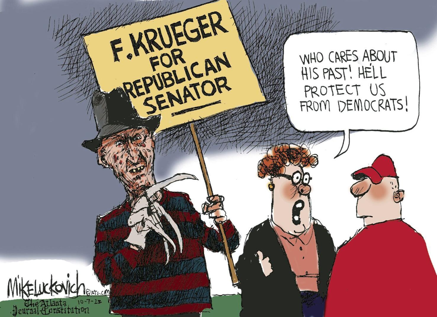 Freddy Krueger for Republican Senator Blank Meme Template