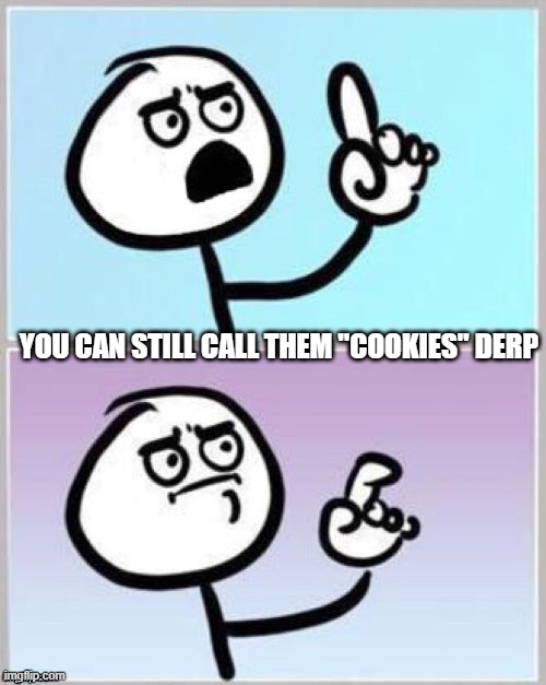 Umm | YOU CAN STILL CALL THEM "COOKIES" DERP | image tagged in umm | made w/ Imgflip meme maker