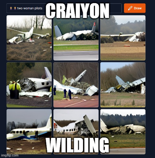 Craiyon wilding ??? | CRAIYON; WILDING | image tagged in ai meme | made w/ Imgflip meme maker