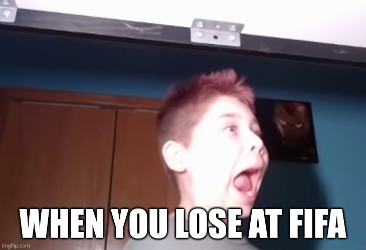 WHEN YOU LOSE AT FIFA | image tagged in fifa | made w/ Imgflip meme maker