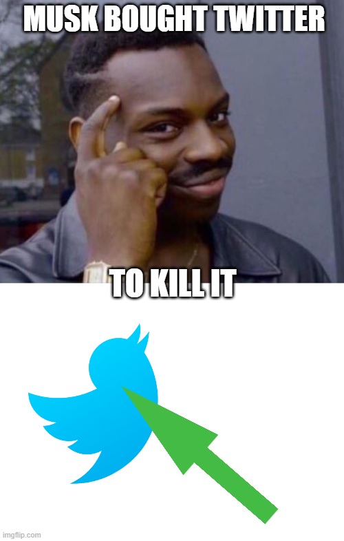 No Doubt | MUSK BOUGHT TWITTER; TO KILL IT | image tagged in memes,but thats none of my business,politics,twitter,smart | made w/ Imgflip meme maker