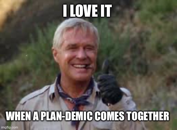 ateam | I LOVE IT WHEN A PLAN-DEMIC COMES TOGETHER | image tagged in ateam | made w/ Imgflip meme maker