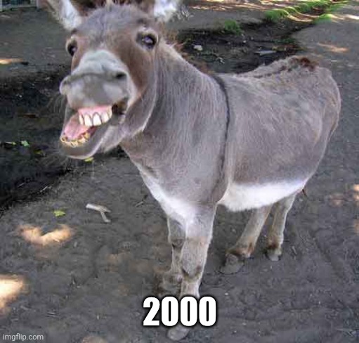 Drug Mule | 2000 | image tagged in drug mule | made w/ Imgflip meme maker