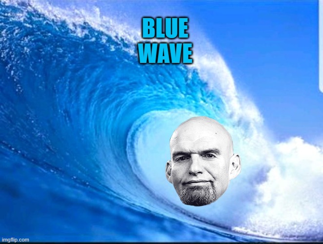 Blue Wave | BLUE WAVE | image tagged in blue wave | made w/ Imgflip meme maker