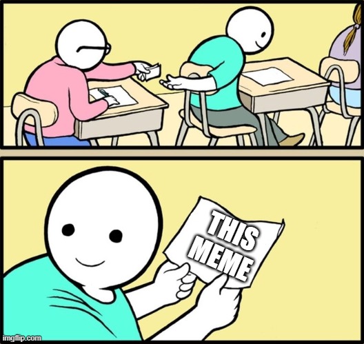 Wholesome note passing | THIS MEME | image tagged in wholesome note passing | made w/ Imgflip meme maker