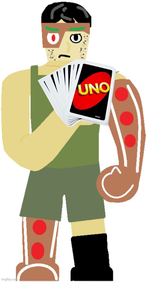 Gingerbread Man playing Uno | image tagged in gingerbread man,uno | made w/ Imgflip meme maker