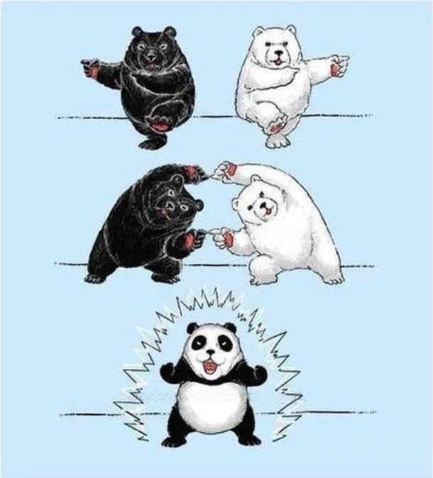 High Quality Panda Clash Blank Meme Template