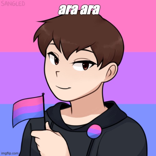 ara ara | ara ara | image tagged in bisexual,anime | made w/ Imgflip meme maker