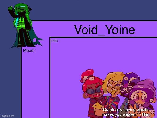 Void_Yoine's Annoucement Blank Meme Template