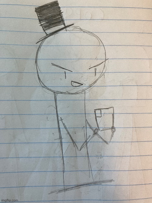 So, recently, Sammy has been stealing Idk’s art for his own FNF mod. This explains the drawing here. | made w/ Imgflip meme maker