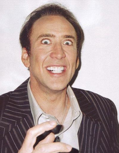 cage is watching  Blank Meme Template