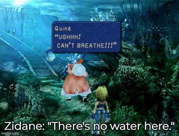 Zidane: "There's no water here." | made w/ Imgflip meme maker