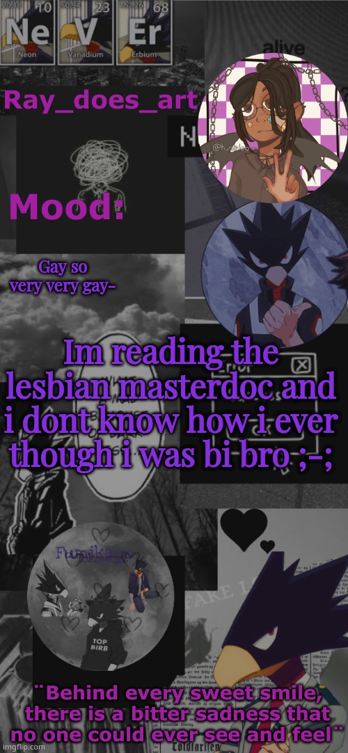 I- This has been enlightening |  Gay so very very gay-; Im reading the lesbian masterdoc and i dont know how i ever though i was bi bro ;-; | image tagged in new temp bc new name | made w/ Imgflip meme maker
