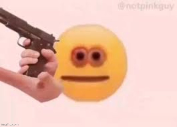 heavily breathing emoji gun | image tagged in heavily breathing emoji gun | made w/ Imgflip meme maker