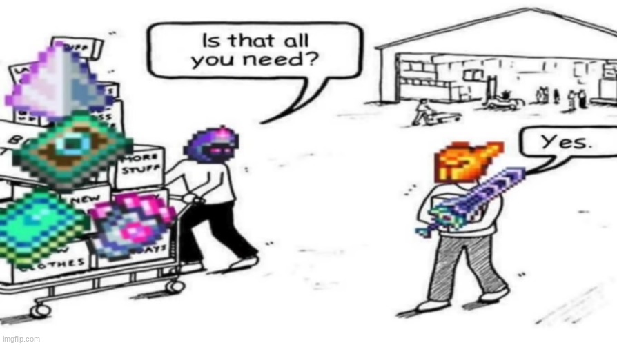 image title | image tagged in terraria,gaming | made w/ Imgflip meme maker