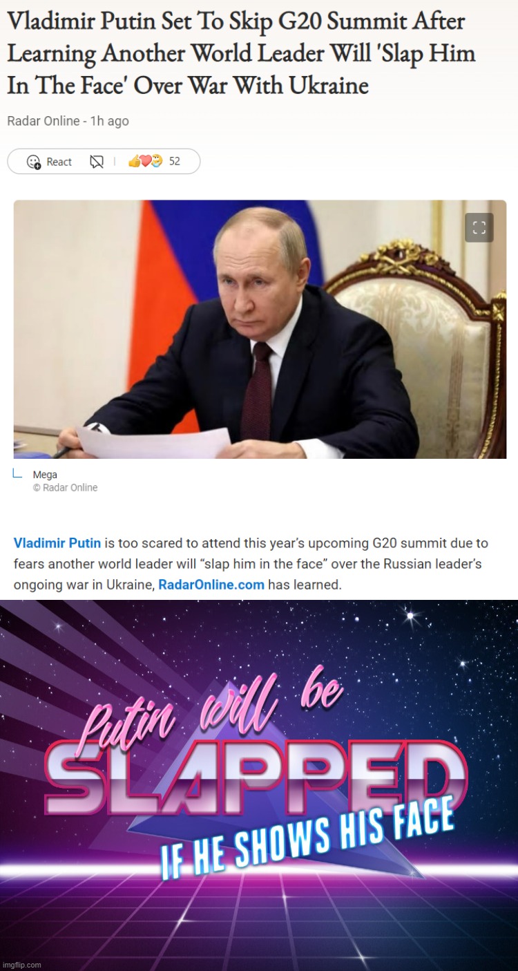 Heckin' based | image tagged in putin will be slapped if he shows his face at the g20,putin will be slapped if he shows his face,vladimir putin,putin,based | made w/ Imgflip meme maker
