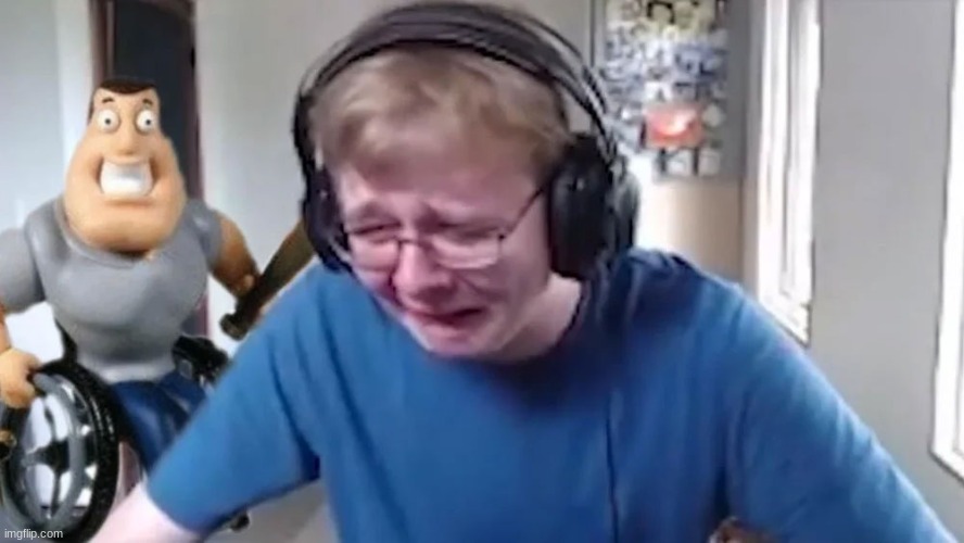 CallMeCarson Crying Next to Joe Swanson | image tagged in callmecarson crying next to joe swanson | made w/ Imgflip meme maker