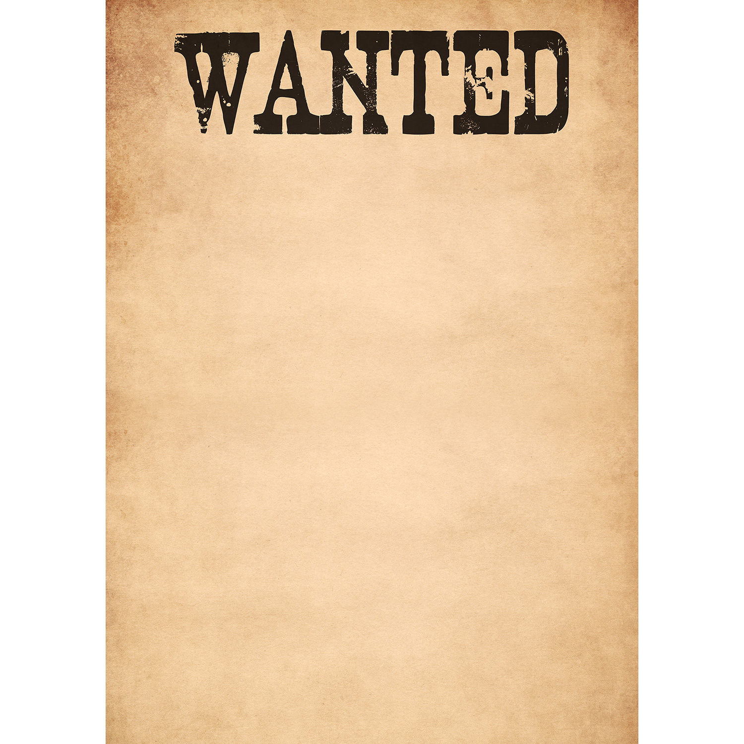wanted poster Blank Meme Template