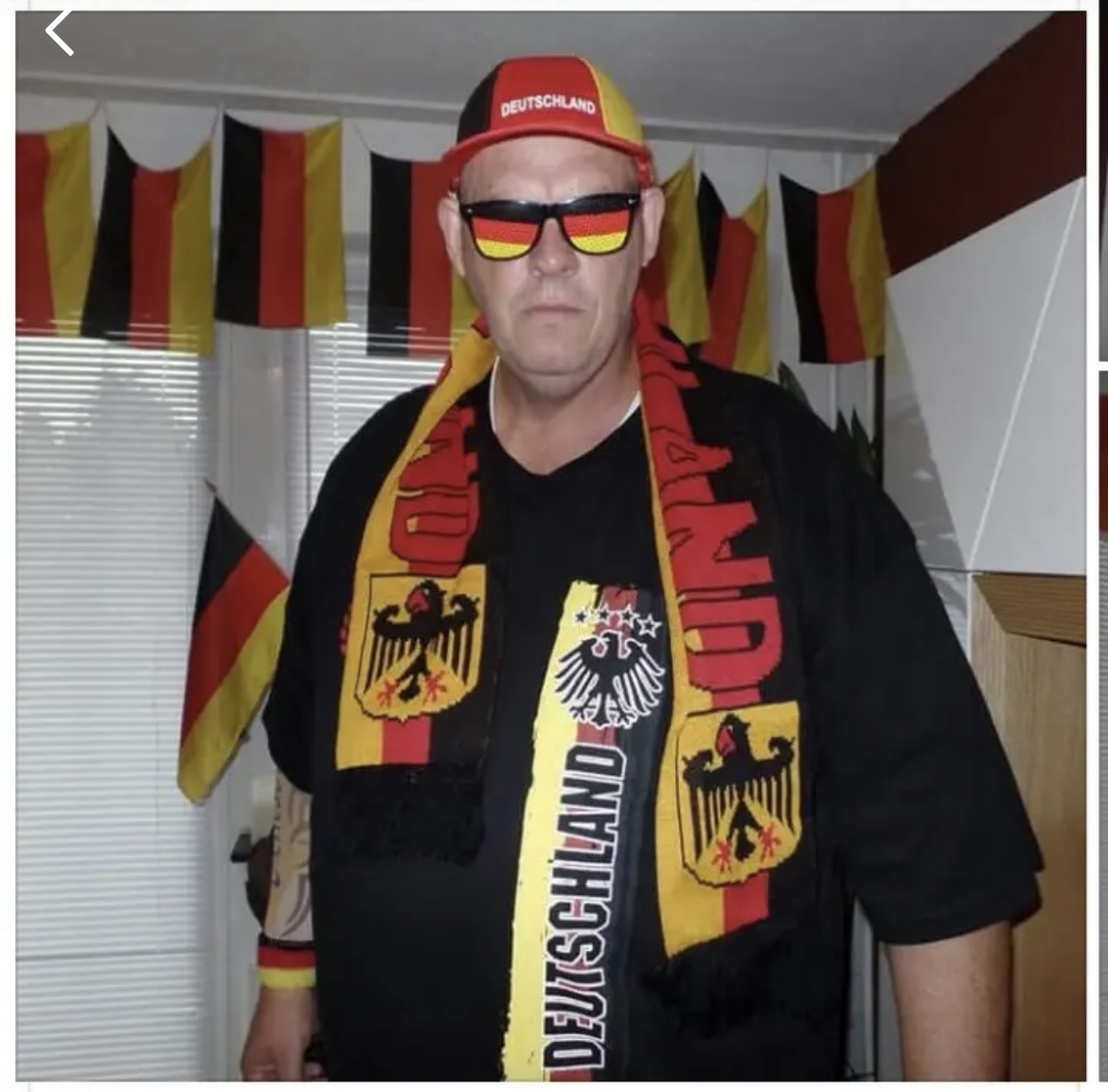 German soccer fan Blank Meme Template