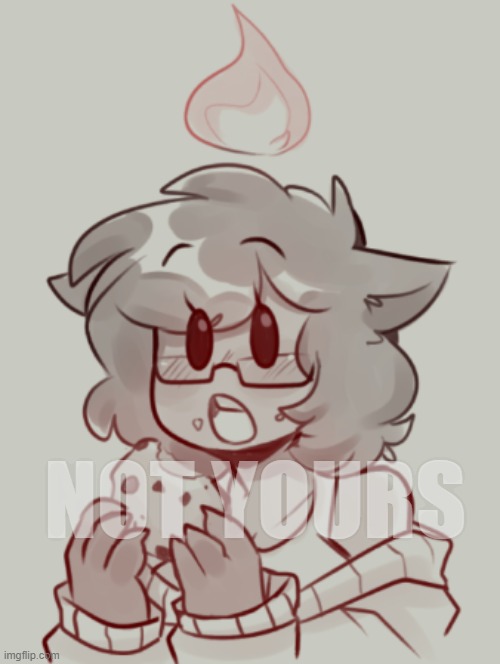 Sketch Commission I got from BonestheSkeleBunny01 on twitter!! :DD | NOT YOURS | image tagged in zizi | made w/ Imgflip meme maker