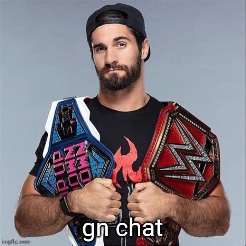 Cool seth rollins | gn chat | image tagged in cool seth rollins | made w/ Imgflip meme maker