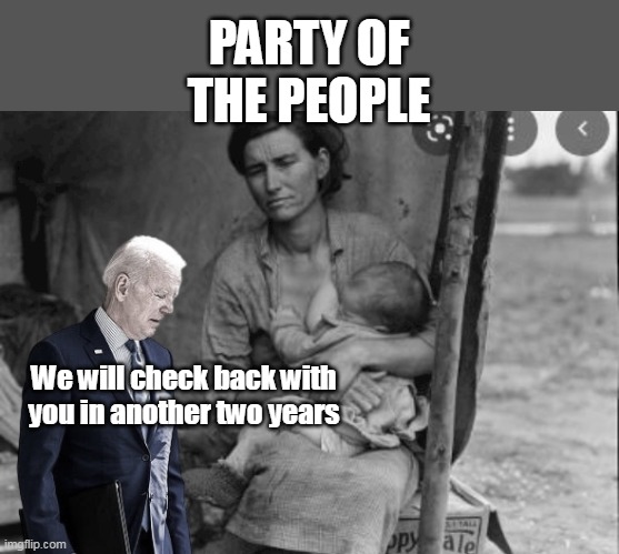 PARTY OF THE PEOPLE We will check back with you in another two years | made w/ Imgflip meme maker
