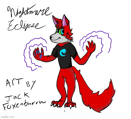 Nightmare_Eclipse's Sona. Art by Jack-The-Fox | made w/ Imgflip meme maker