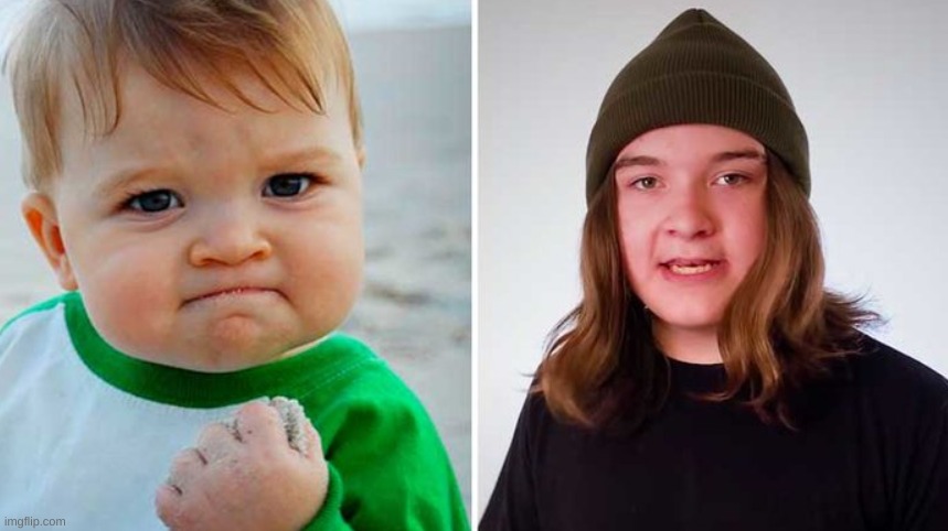 Success baby then and now | made w/ Imgflip meme maker
