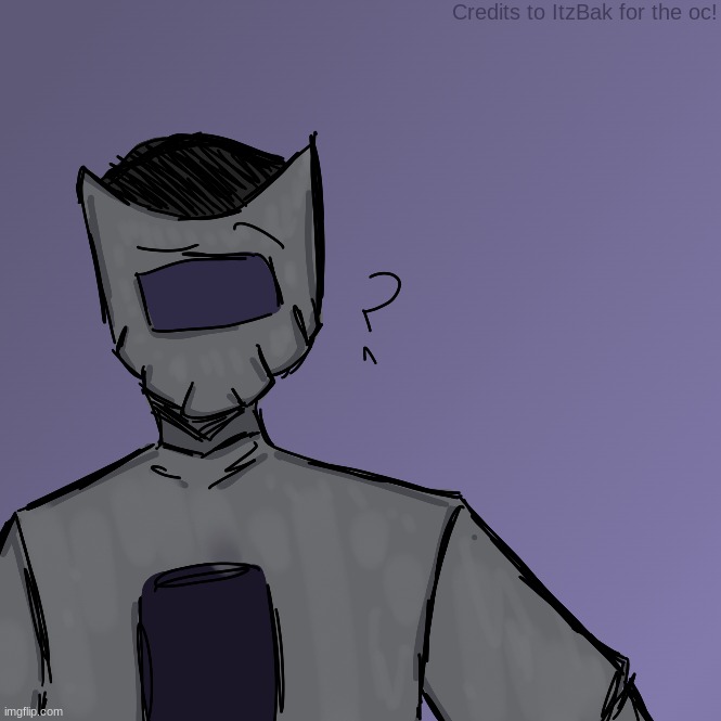 A redraw of @ItzBak's oc! | made w/ Imgflip meme maker