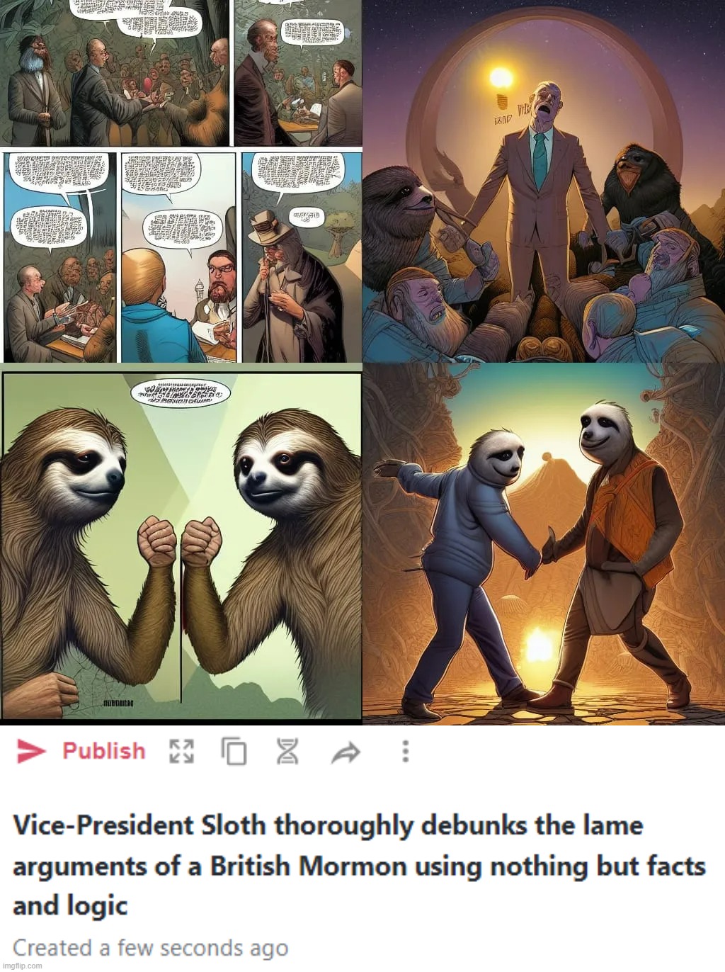 Facts & logic, bro. Facts & logic. #TurningPointSloth | image tagged in vice-president sloth thoroughly debunks the lame arguments of a,turning,point,sloth,facts,logic | made w/ Imgflip meme maker