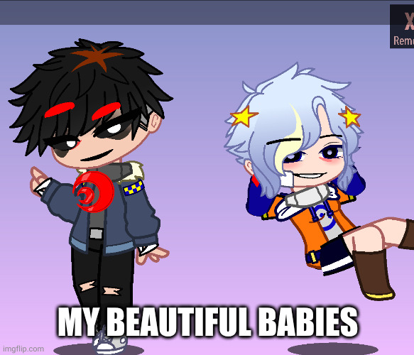 yes, this is implied Killer x outer cuz they make me feel single in a good way | MY BEAUTIFUL BABIES | made w/ Imgflip meme maker