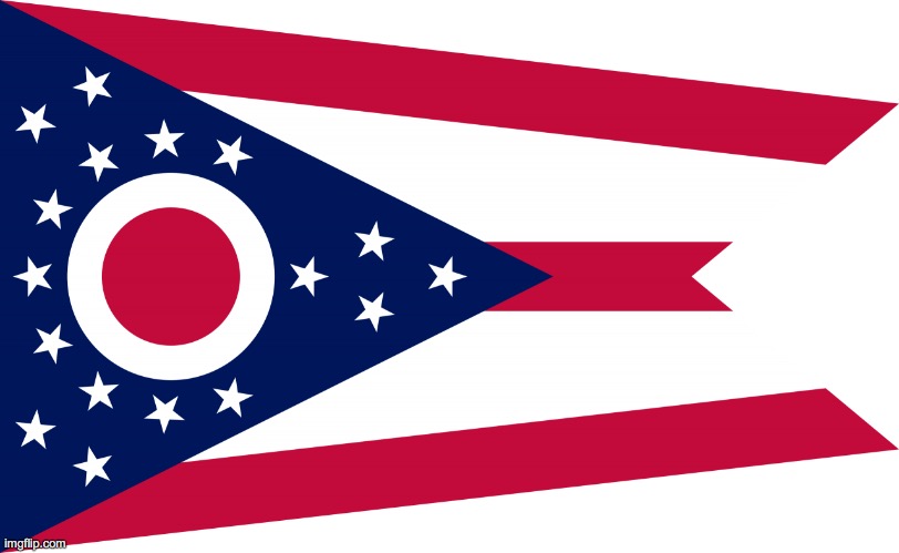 Flag of Ohio | image tagged in flag of ohio | made w/ Imgflip meme maker