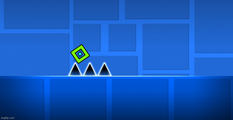 Geometry Dash Spike | image tagged in geometry dash spike | made w/ Imgflip meme maker