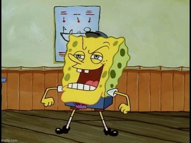 Spongebob Hall Monitor | image tagged in spongebob hall monitor | made w/ Imgflip meme maker